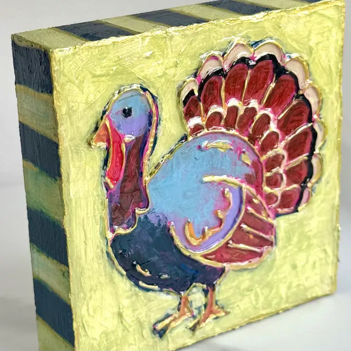 Thanksgiving Turkey Handpainted Art