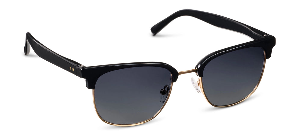 Peepers Houston Polarized Sunglasses in Black