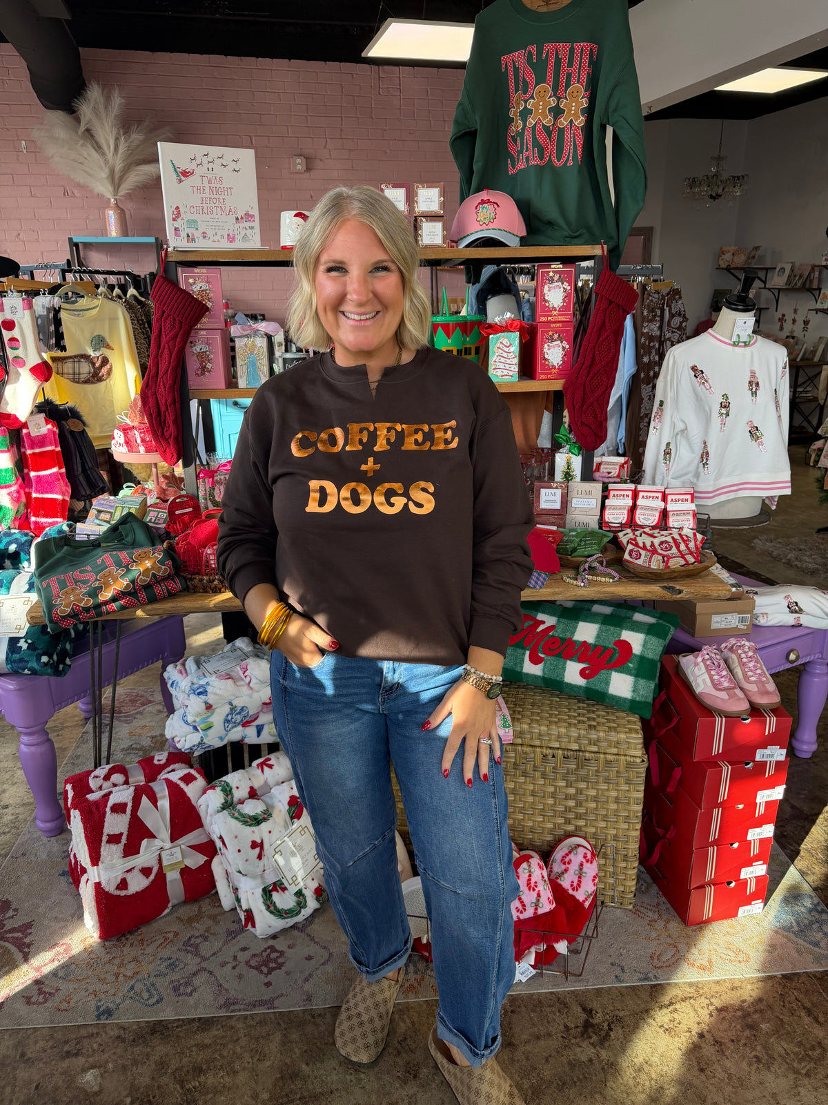 Coffee & Dogs Sweatshirt