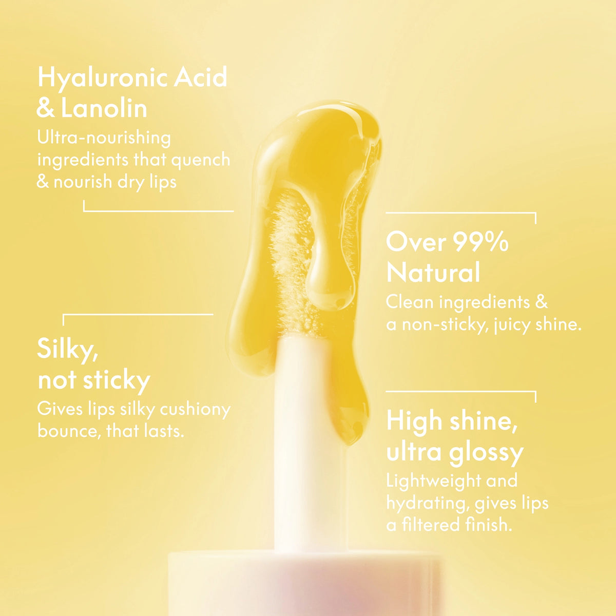 Lanolips Hyaluronic Lip Oil in Honey