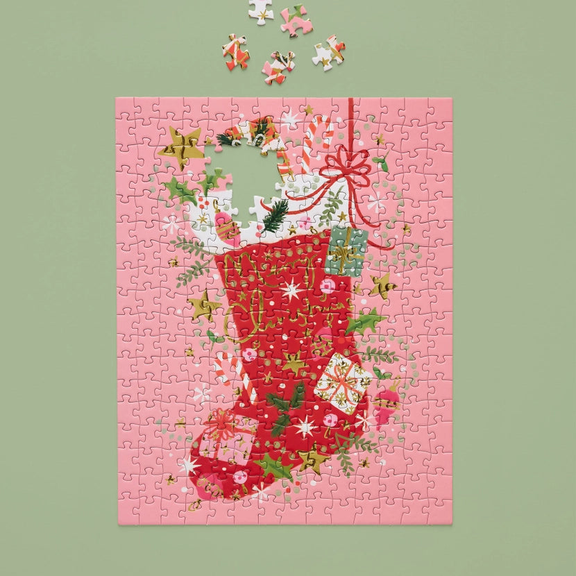 Season Greetings Stocking  Puzzle
