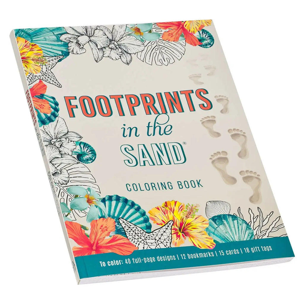 Footprints in the Sand Coloring Book