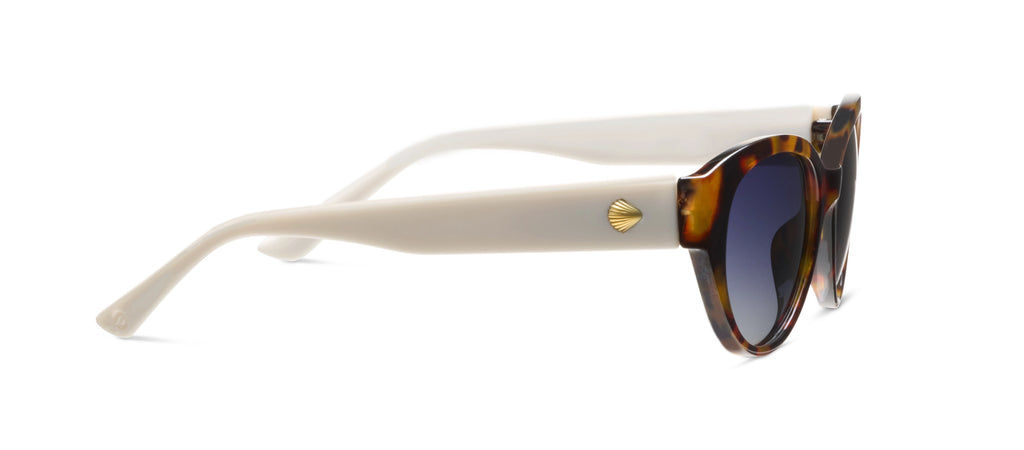 Peeper En Route  Polarized Sunglasses in Tortoise & White