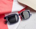 Peepers Ace Polarized Sunglasses in Blue