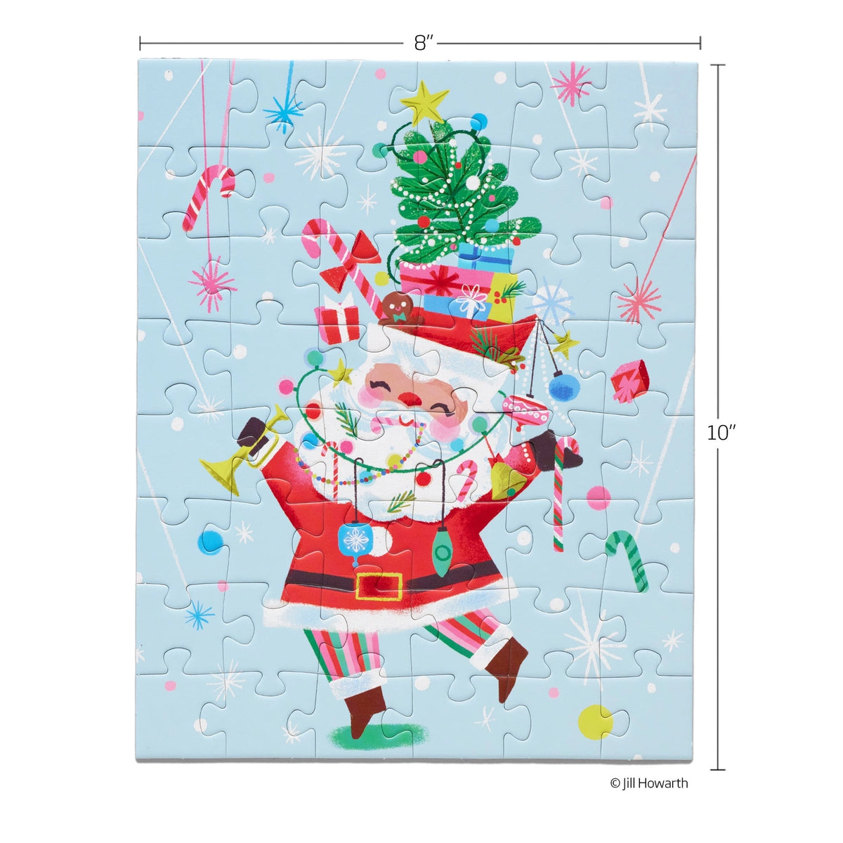 Fancy Pants Santa 48 Piece Christmas Puzzle