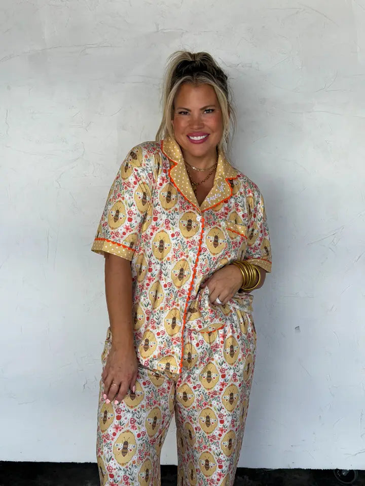 Queen Bee Luxe Pajama Set