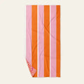 Quick Dry XL Beach Towel Sicily Stripes in Pink