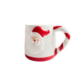 Santa's Candy Cane Christmas Mug