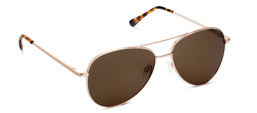 Peepers Ultraviolet Polarized Sunglasses in Gold