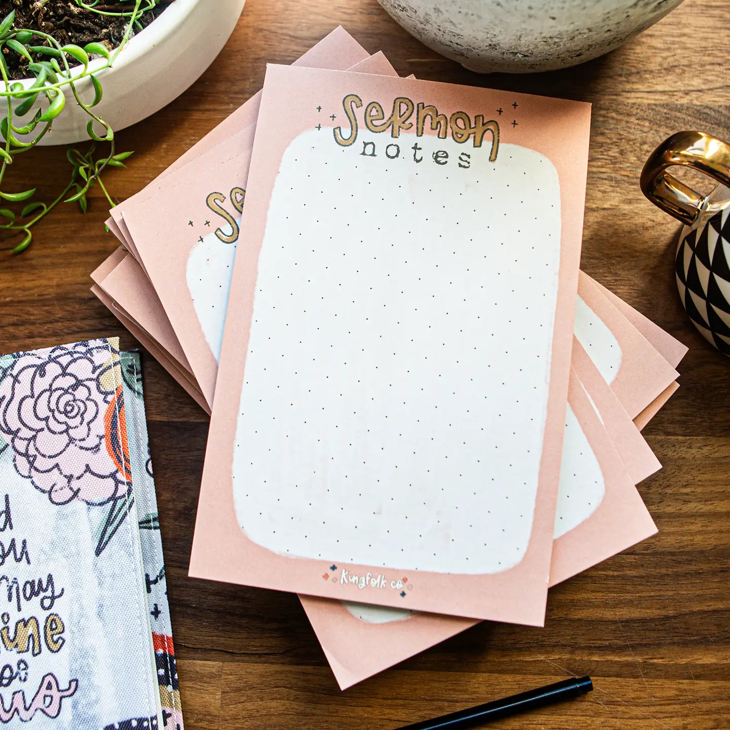 Sermon Notes Large Notepad