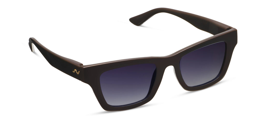 Peepers Savvy Polarized Sunglasses in Coffee