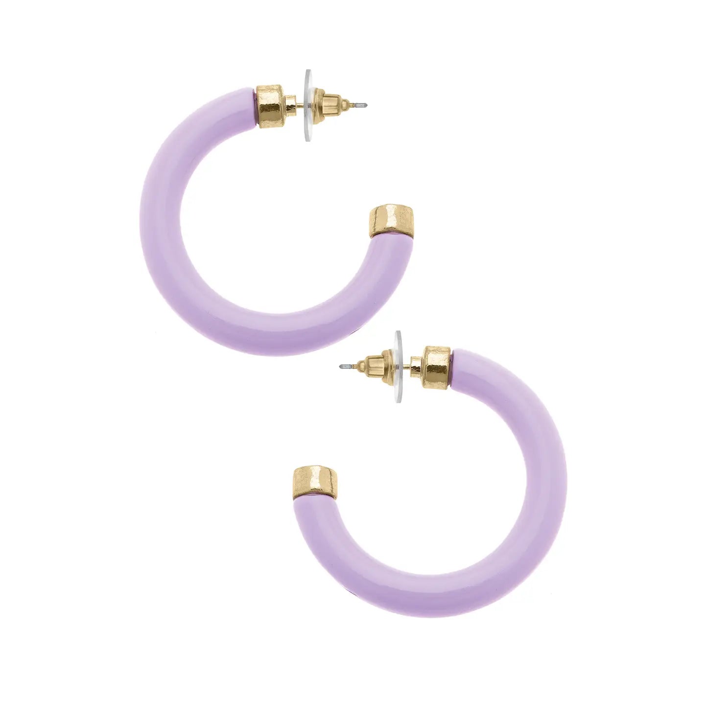 Hillary Resin Hollow Hoops