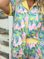Pink Chickens Luxe Pajama Set