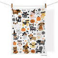 Pumpkin Patch Cotton Tea Towel