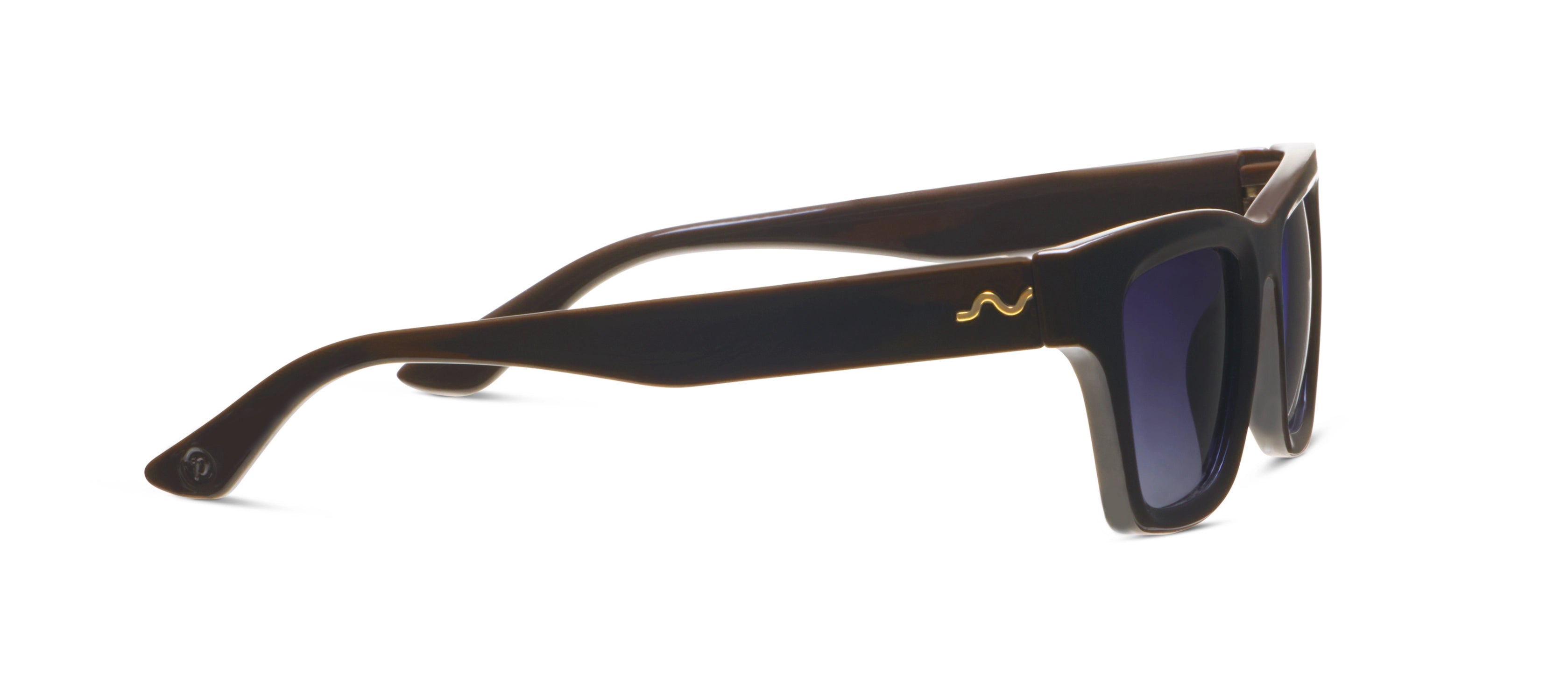 Peepers Savvy Polarized Sunglasses in Coffee