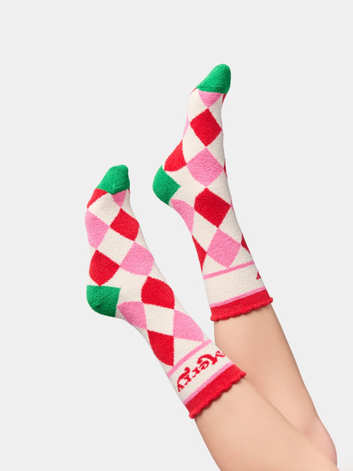 "Merry" Argyle Socks