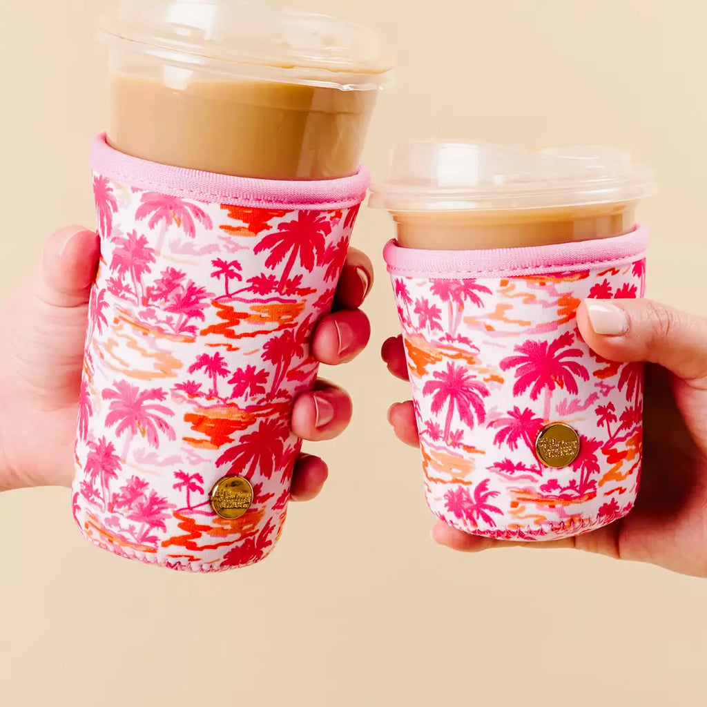 Sip Savvy Drink Sleeve in Paradise Palm-Regular