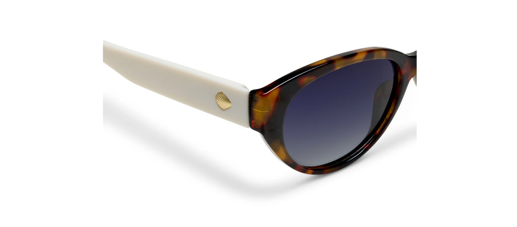 Peeper En Route  Polarized Sunglasses in Tortoise & White