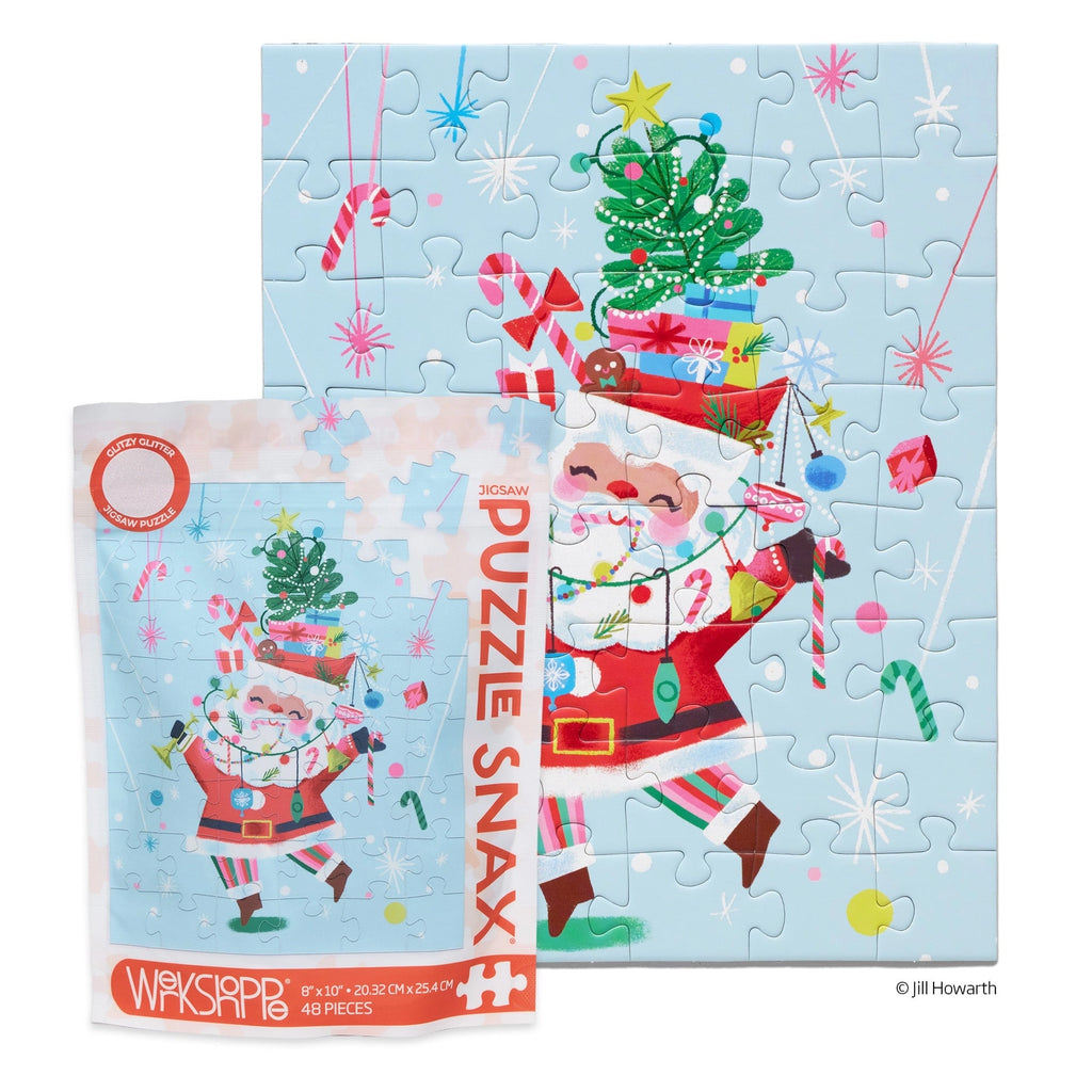 Fancy Pants Santa 48 Piece Christmas Puzzle
