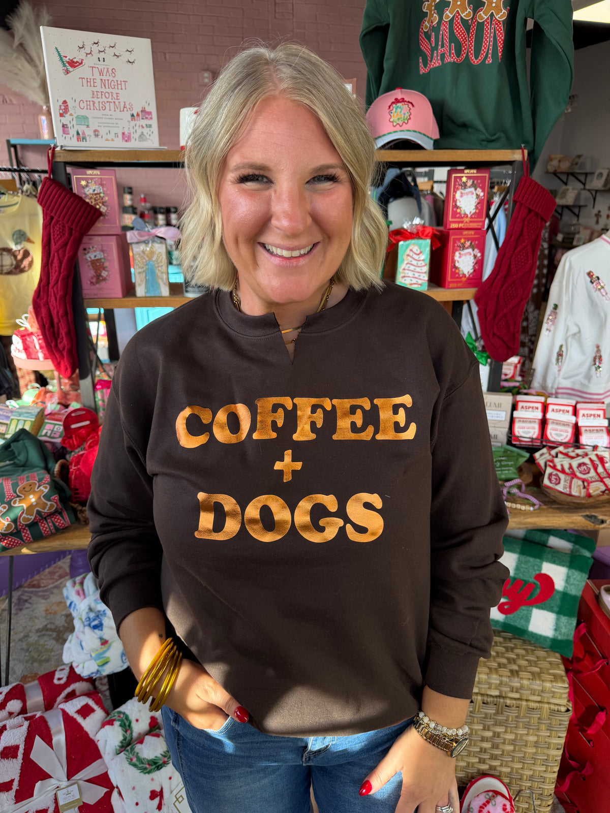 Coffee & Dogs Sweatshirt