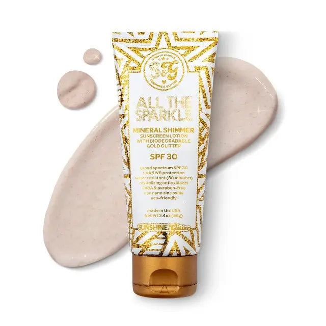 All the Sparkle Mineral Shimmer Sunscreen SPF30
