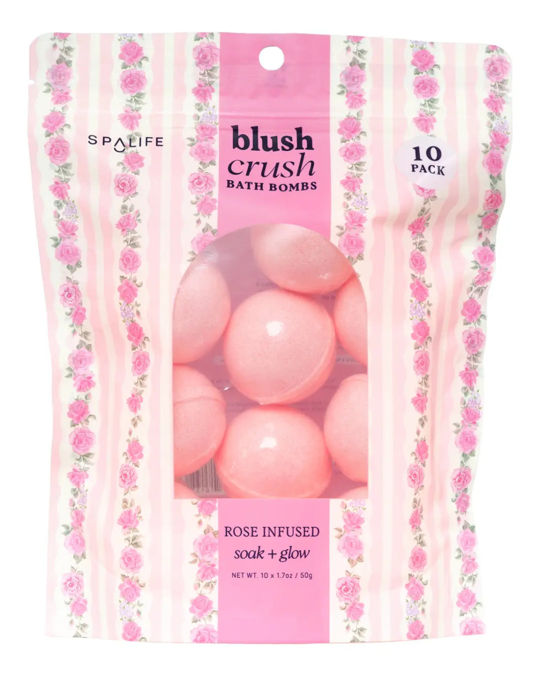 Spalife Blush Crush Bath Bomb Rose Infused