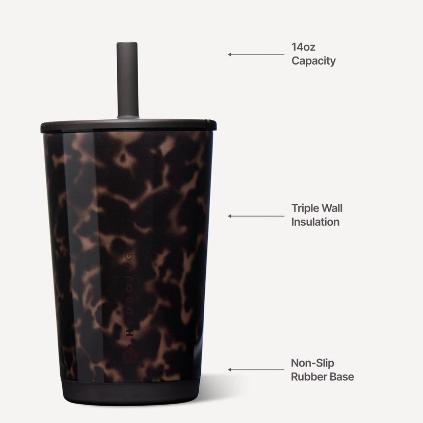Mocha Tortoise HydroJug 14 oz Everyday Tumbler