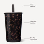Mocha Tortoise HydroJug 14 oz Everyday Tumbler