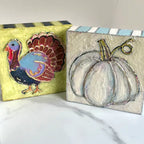 Thanksgiving Turkey Handpainted Art