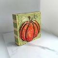 Orange Pumpkin Handpainted Art