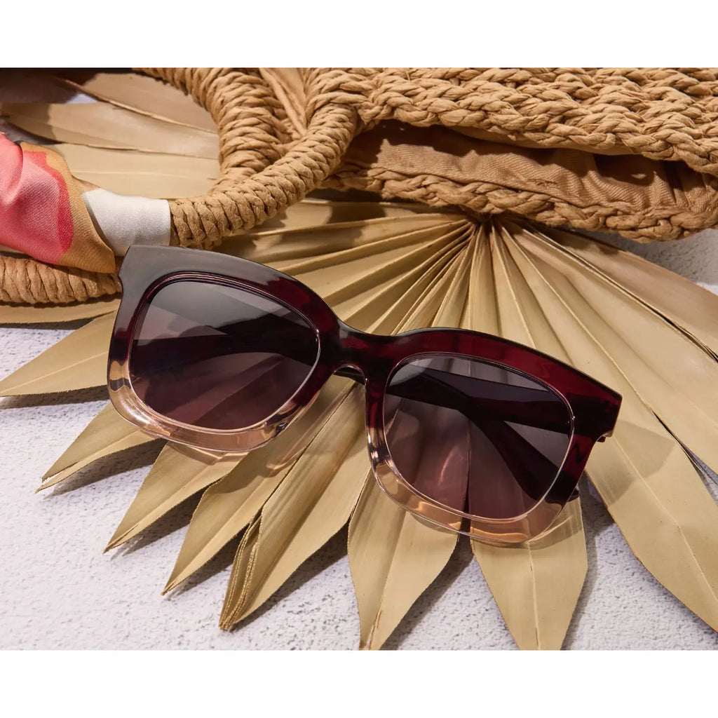 Peepers Cabana Polarized Sunglasses in Cherry Blush