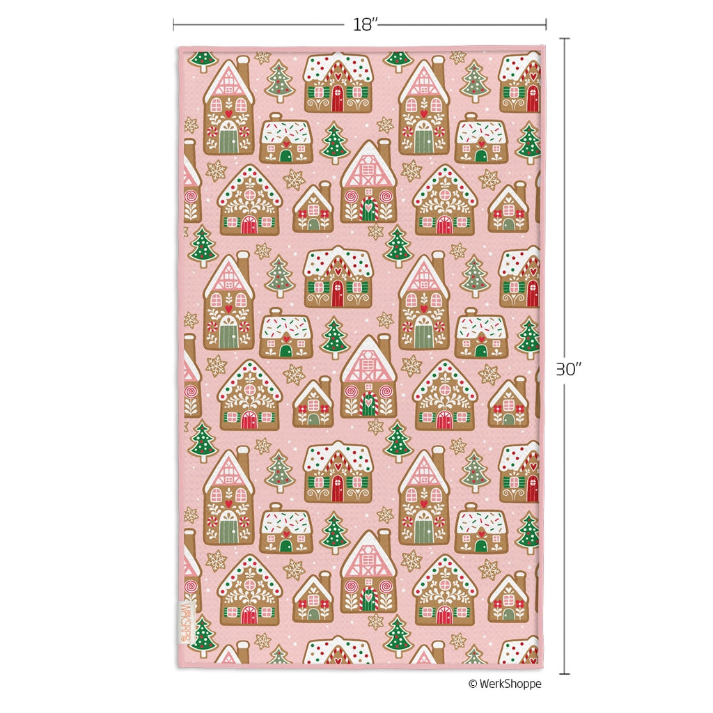 Gingerbread Cookies Microfiber Kitchen Towel