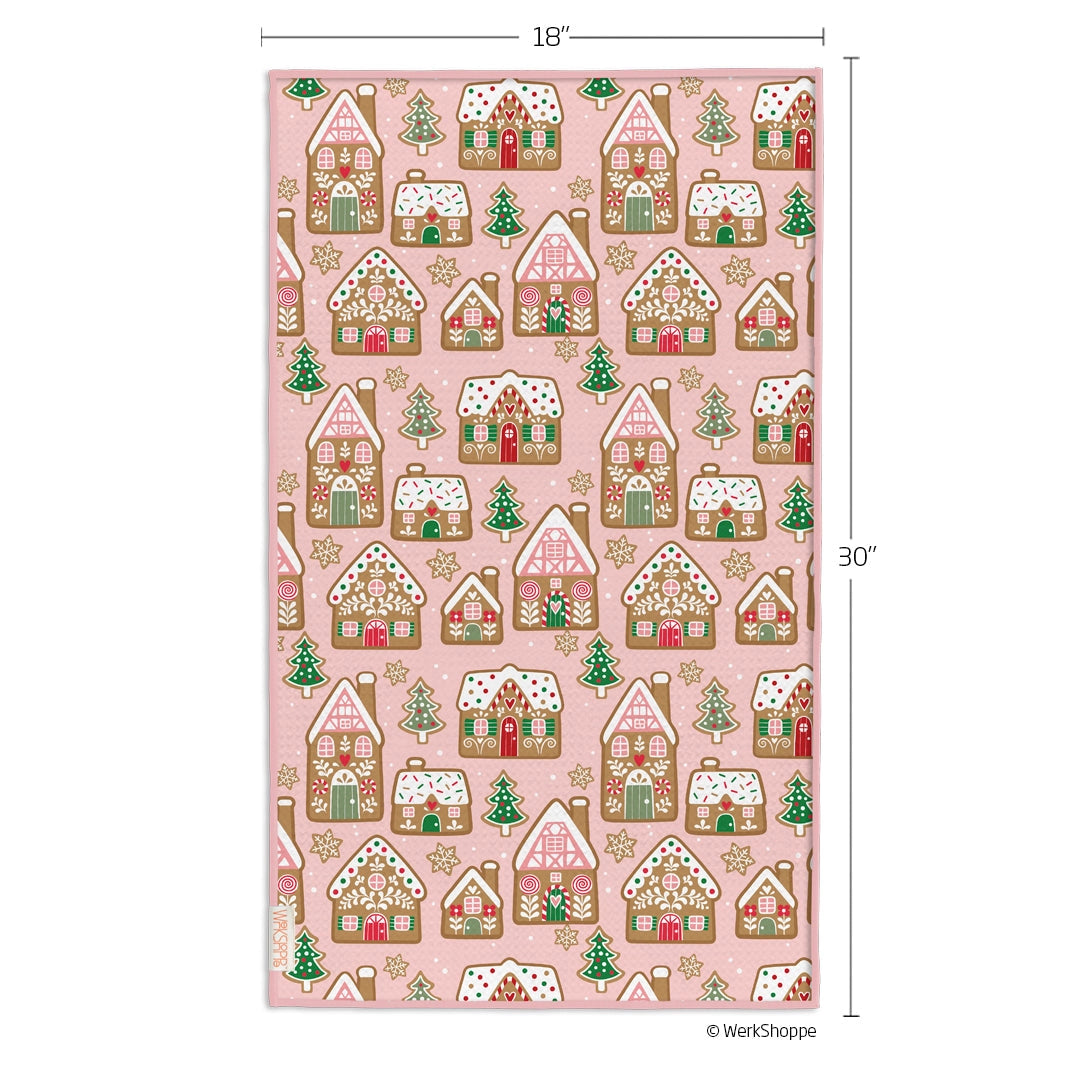 Gingerbread Cookies Microfiber Kitchen Towel