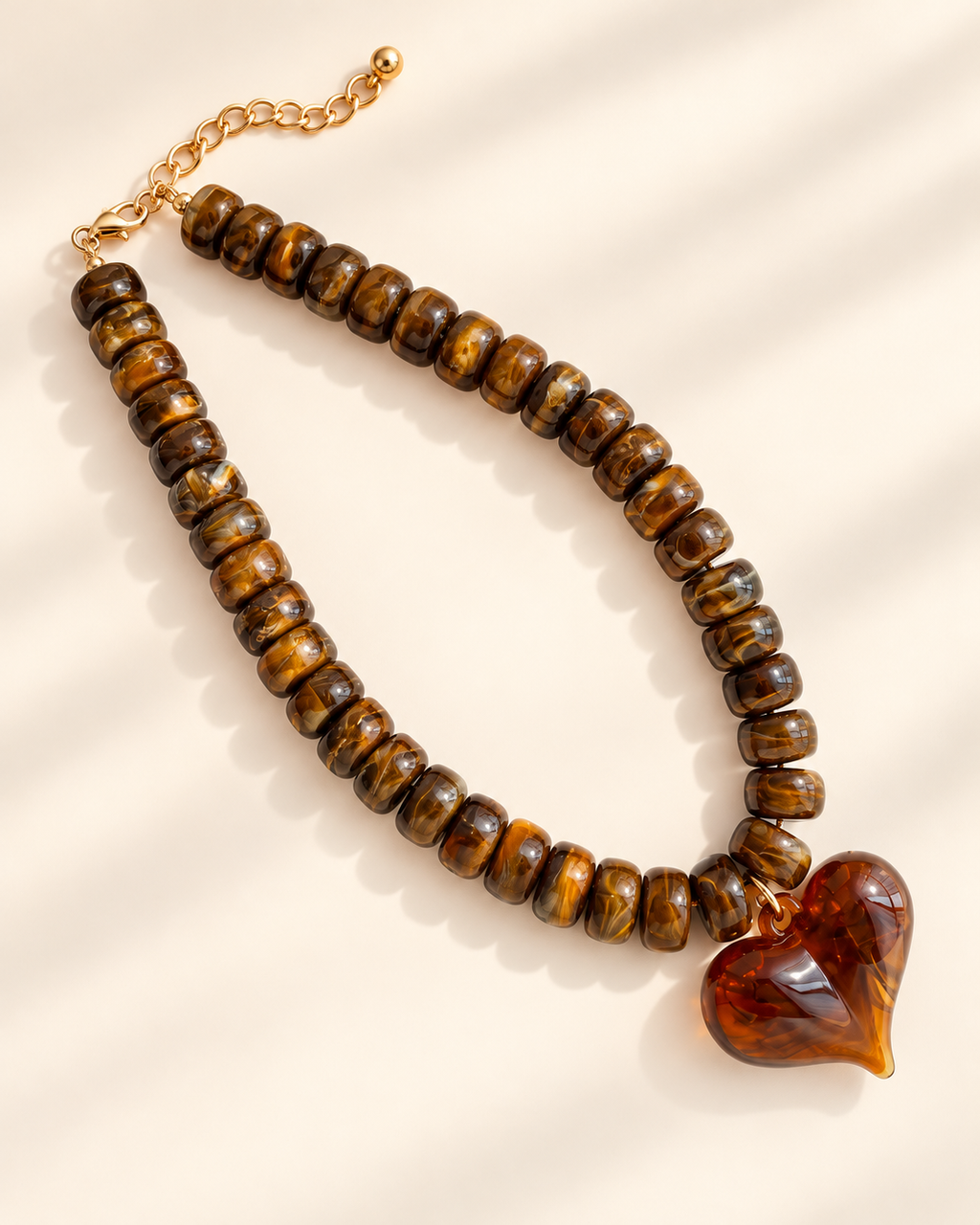 Heartbreaker Beaded Necklace