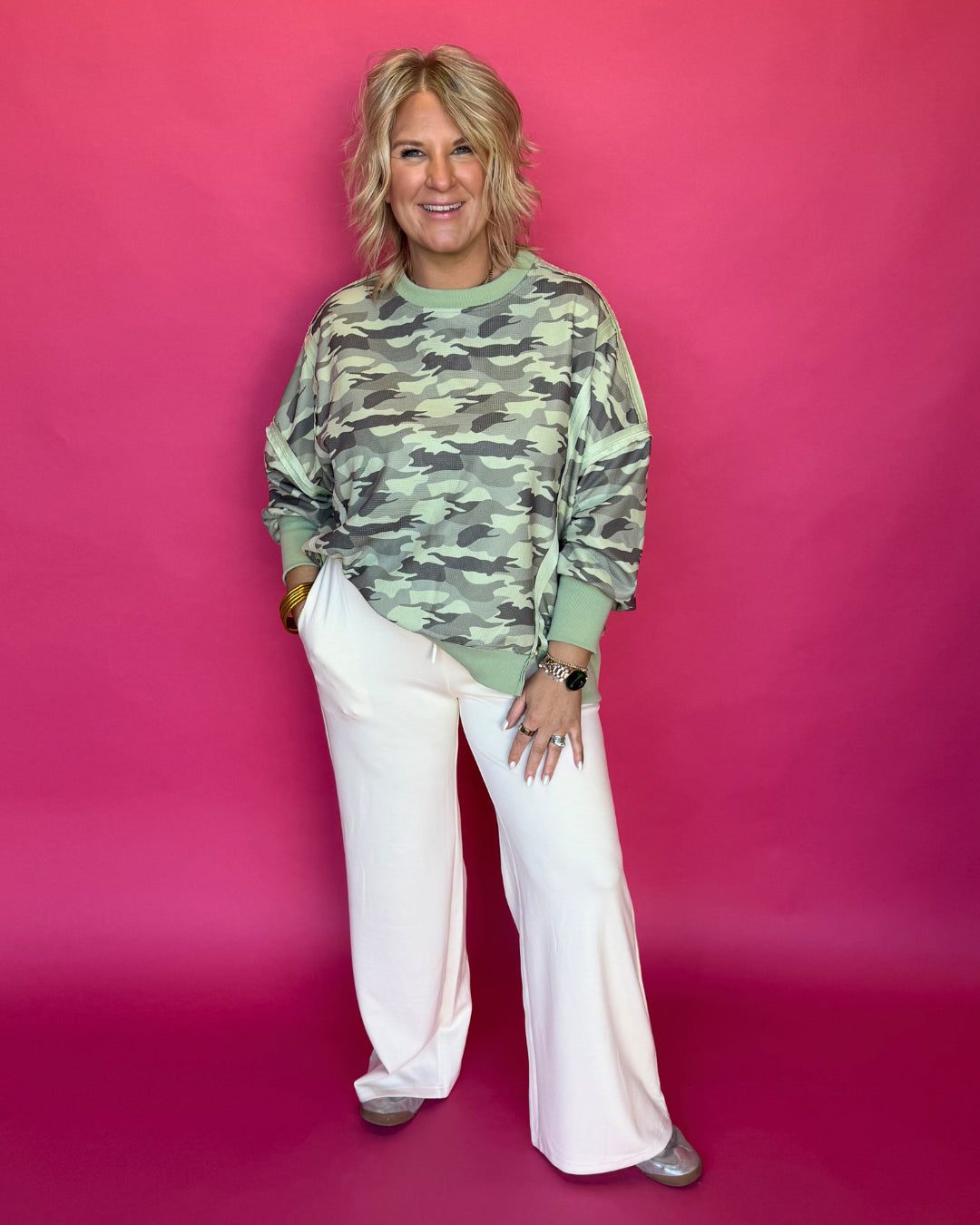Camo Babe Top