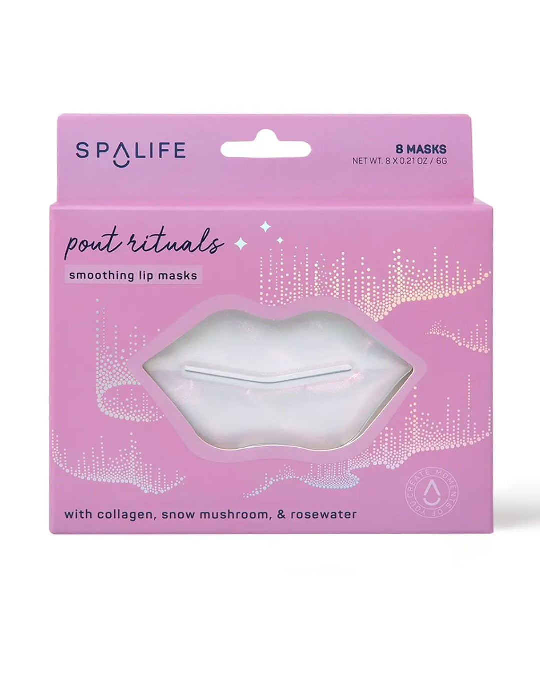 Spalife Pout Rituals Smoothing Hydrogel Lip Masks - 8 Pairs