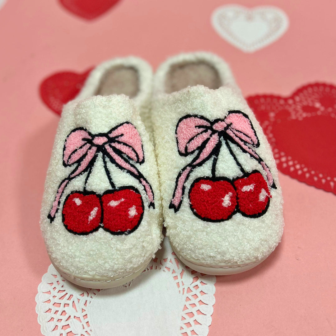 Cherry Slippers