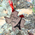 Paris Texas Effiel Tower Ornament