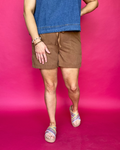 Easy Living Shorts in Brown