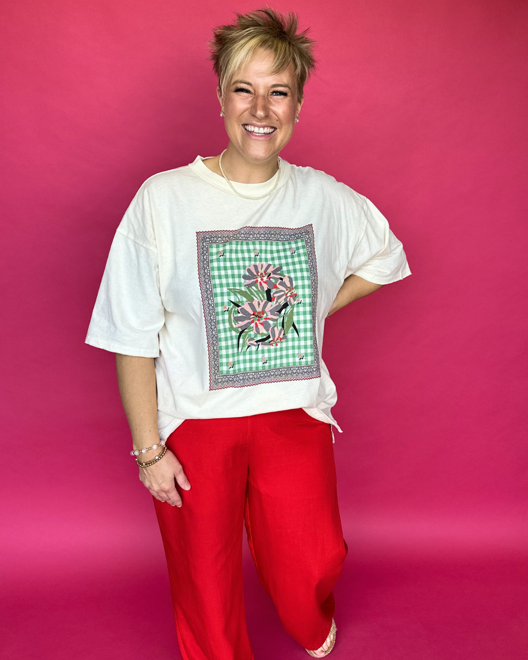 Just Breathe Pants in Red
