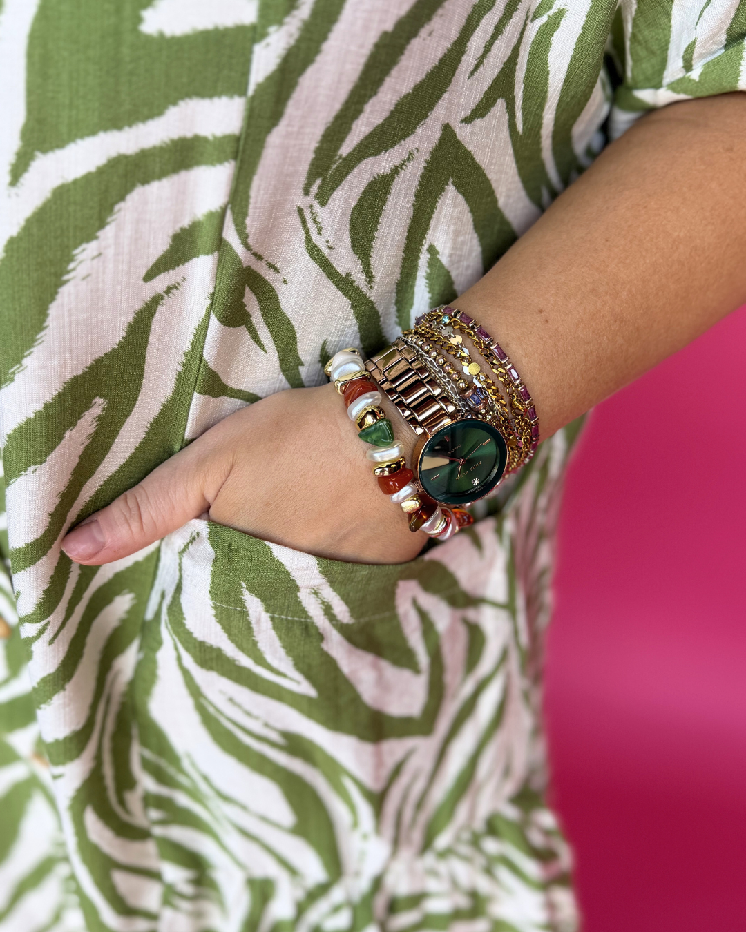 She's Cute Dress in Green