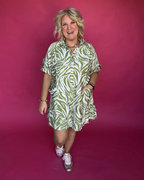 She's Cute Dress in Green