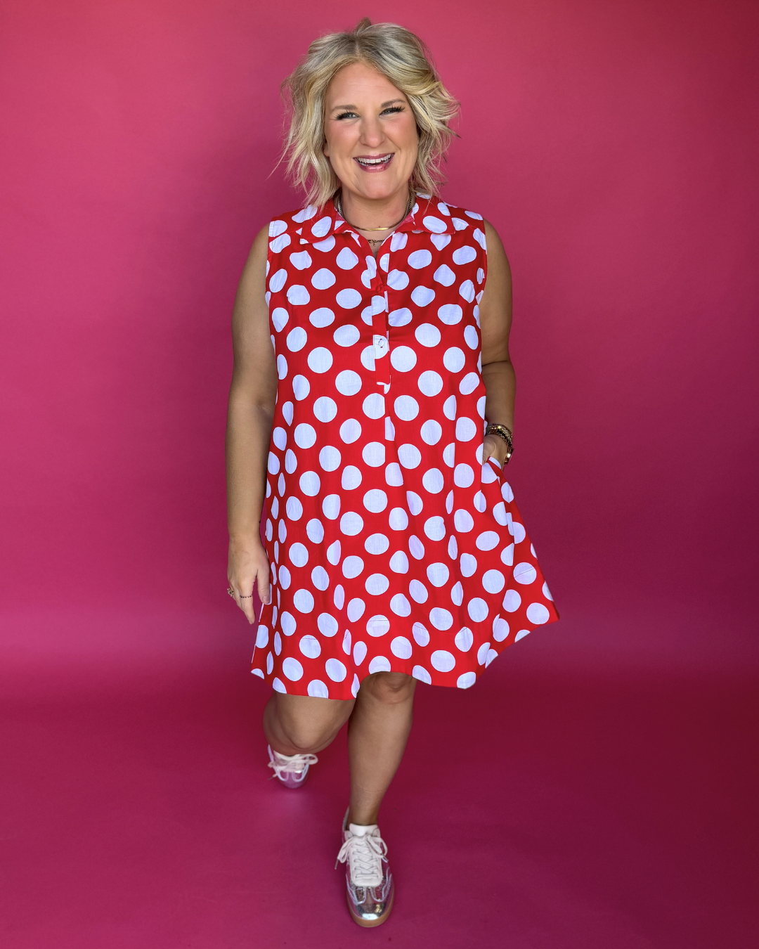 Spring Statement Dress in Red