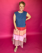 Sunset Tiered Skirt