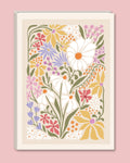 Wildflower Flower Market Undated Spiral Planner