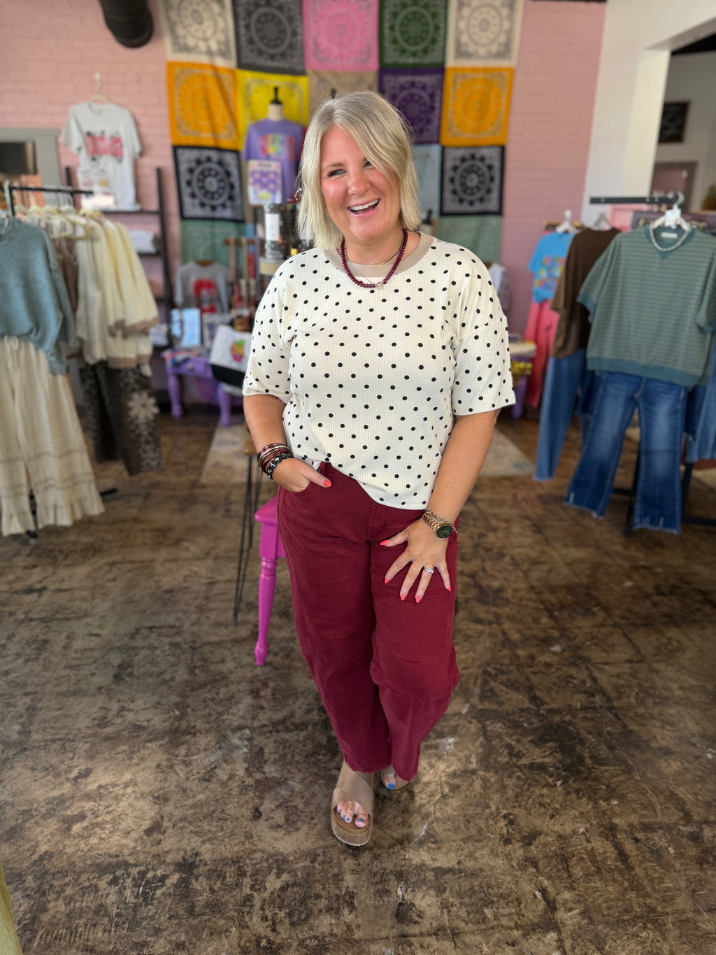 Dotted Daydream Top