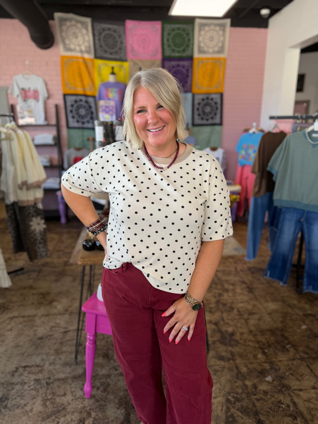 Dotted Daydream Top