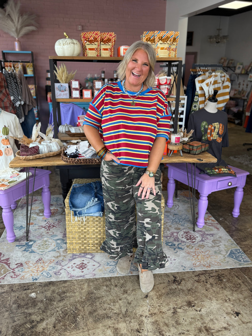 Harvest Stripe Top