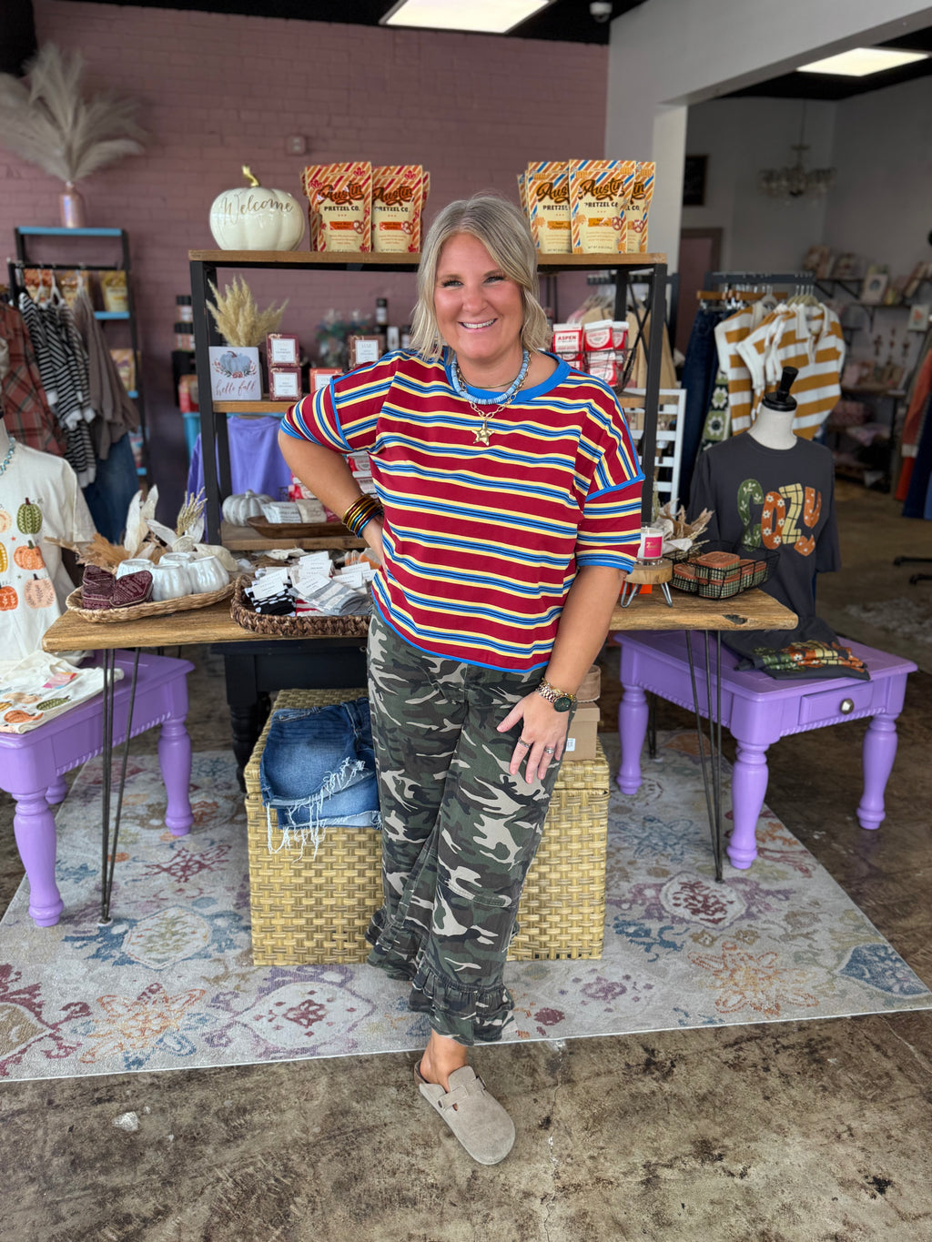 Harvest Stripe Top