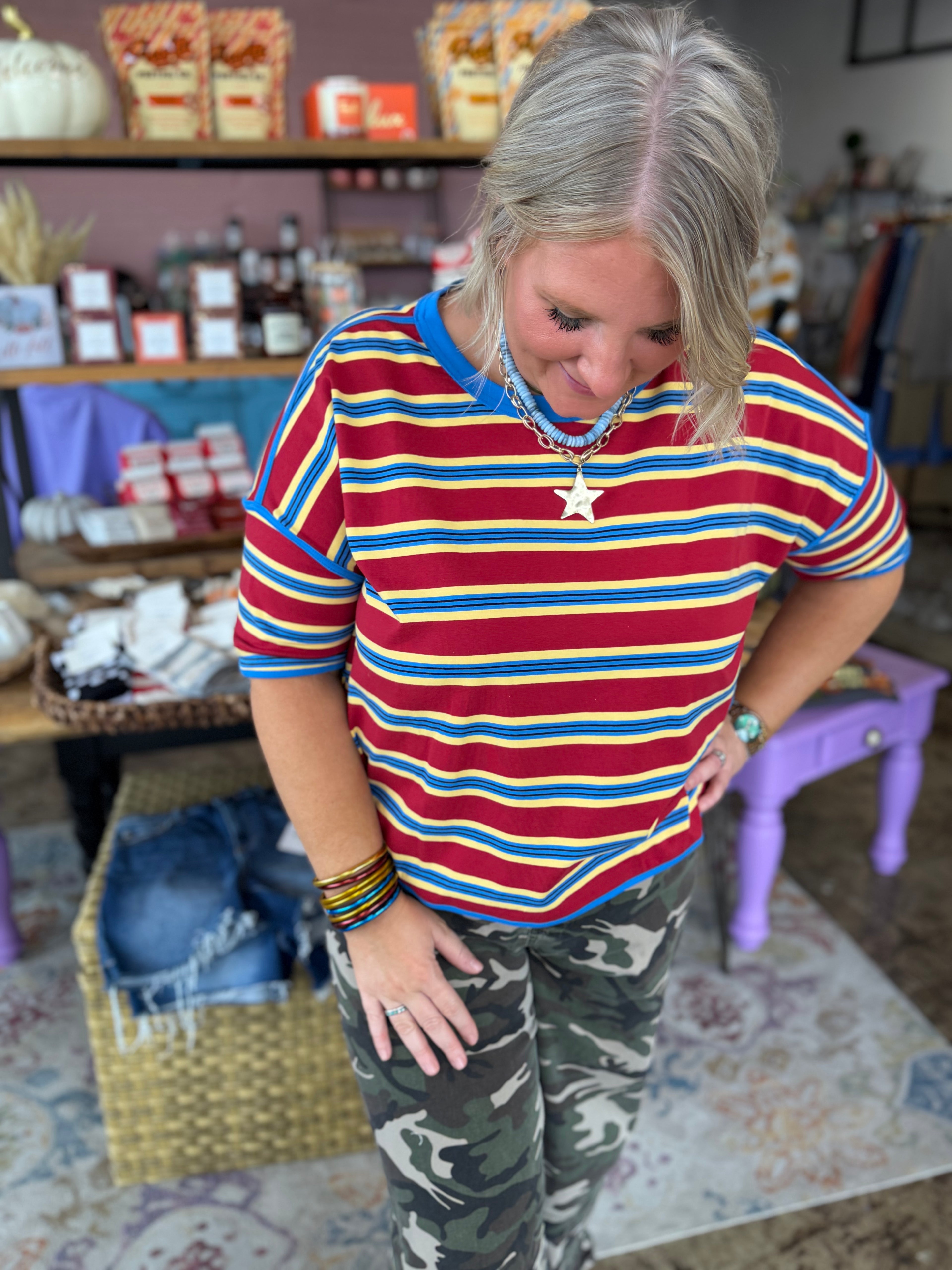 Harvest Stripe Top